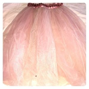 Girls costume skirt with sequins